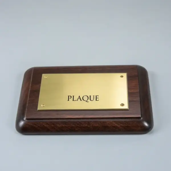 Engraved Wooden Plaque